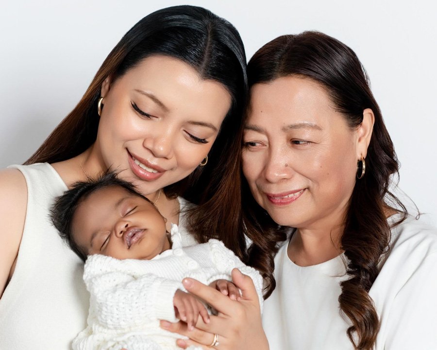 Newborn photography session