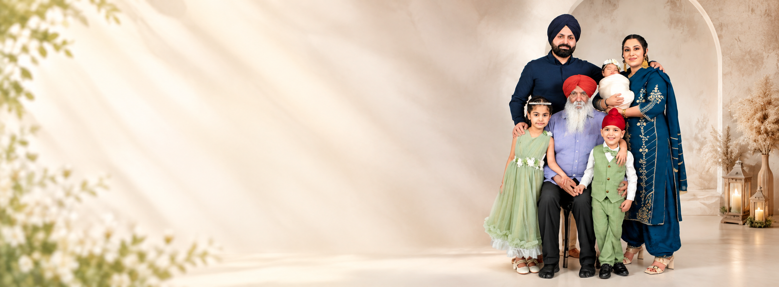 Baby and family photography banner 2